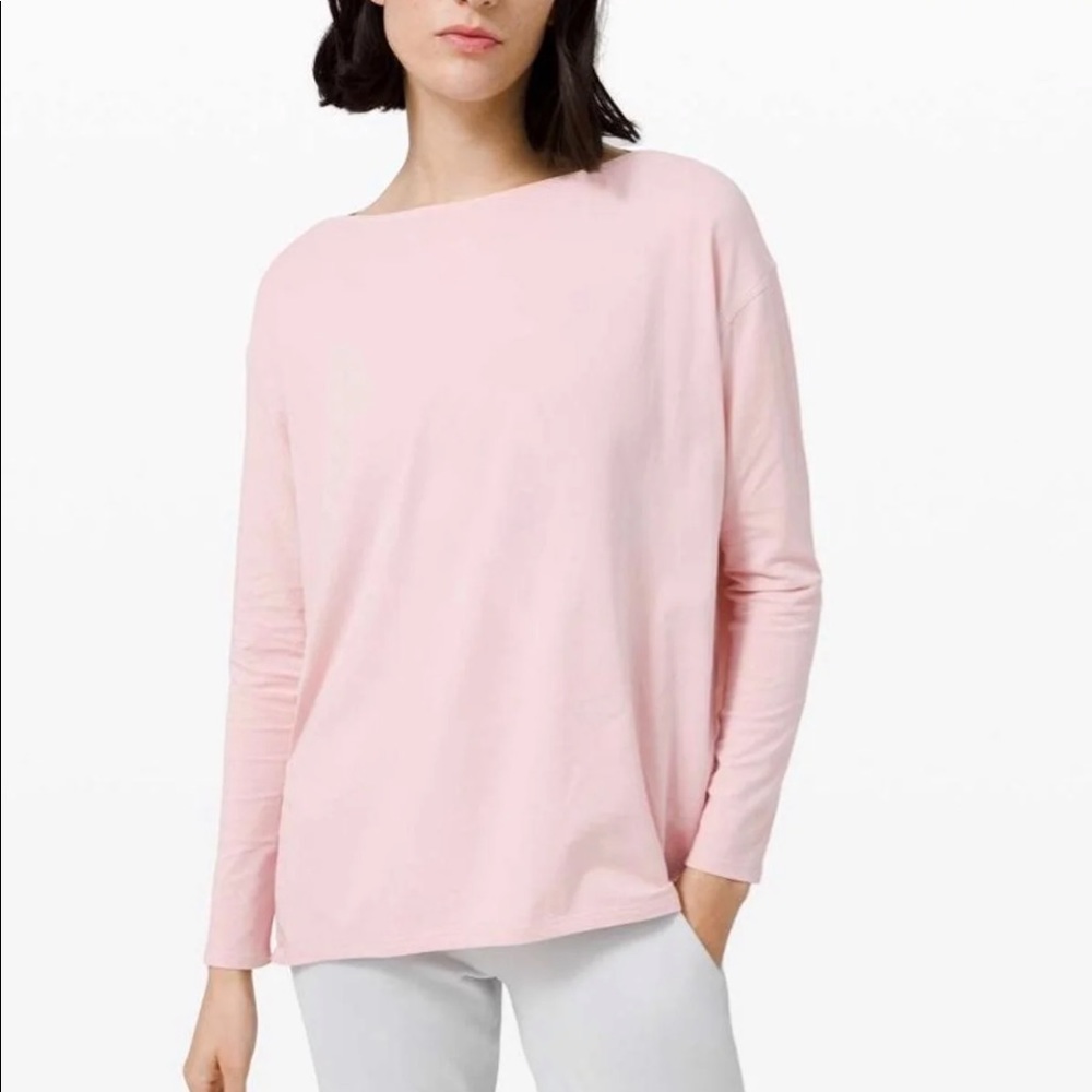 NWOT Lululemon Back in Action Long Sleeve top tee